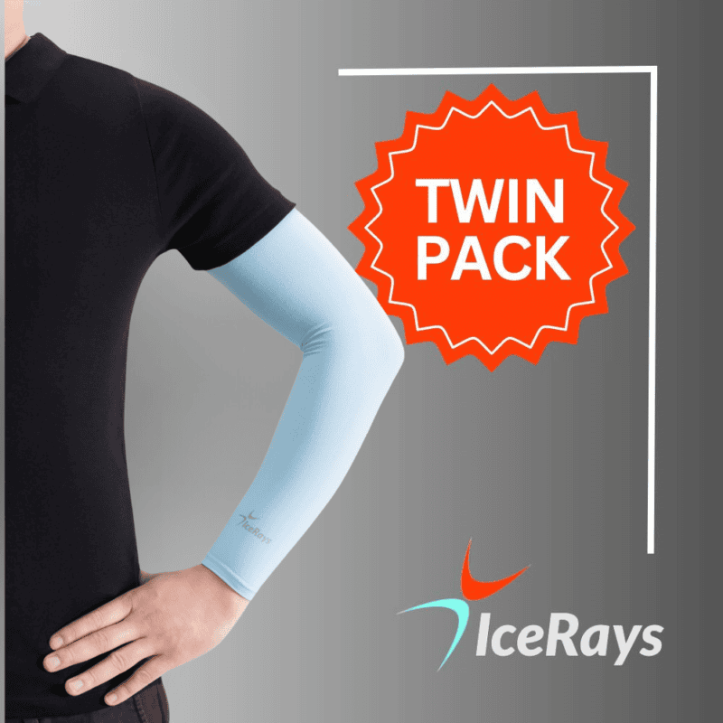 50+ UV Protective and Cooling Armsleeves - TWIN Pack